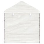 vidaXL Belvédère avec toit blanc 20 07x2 28x2 69 m polyéthylène