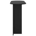 vidaXL Table console Chêne noir 100 x 39 5 x 75 cm Bois d'ingénierie