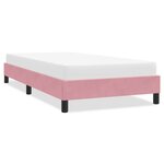 vidaXL Cadre de lit sans matelas rose 90x220 cm velours