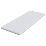 vidaXL Coussins de Matelas Blanc 80 x 200 cm