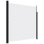vidaXL Auvent latéral rétractable blanc 200x500 cm