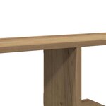 vidaXL Étagère TV murale chêne artisanal 125x18x23cm bois d'ingénierie