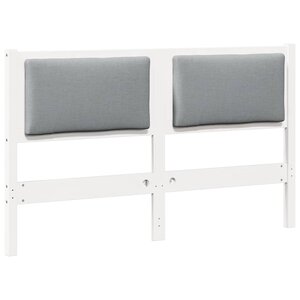 vidaXL Tête de lit Autre Blanc 150 cm Bois massif en pin