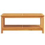 vidaXL Table basse Marron 70 x 40 x 45 cm Bois d'acacia massif