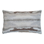 Coussin rectangulaire beige 30 x 50 cm