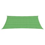 vidaXL Voile d'ombrage 160 g/m² Vert clair 4x6 m PEHD