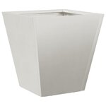 vidaXL Jardinières 2 Pièces 30x30x30 cm acier inoxydable