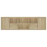 vidaXL Armoire d'angle chêne sonoma 160x40x45 cm bois d’ingénierie
