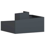 vidaXL Cache-pot de jardin Anthracite 80 x 80 x 50 cm
