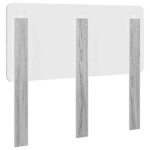 vidaXL Tête de lit Gris Sonoma 135 cm Bois d'ingénierie