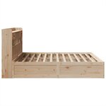 vidaXL Cadre de lit sans matelas 180x200 cm bois massif de pin