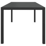 vidaXL Ensemble à manger de jardin coussins 9Pièces Résine tressée Gris