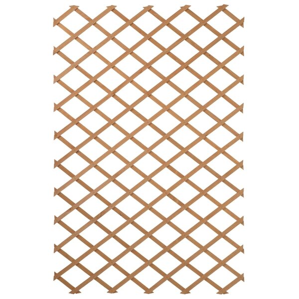 Nature Palissade de jardin 50 x 150 cm Bois Naturel