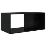 vidaXL Ensemble de tables basses 2 Pièces Chêne noir Bois d'ingénierie