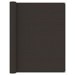 vidaXL Tapis de tente 250x550 cm Marron