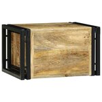 vidaXL Étagère à vin 46 x 35 x 27.5 cm Bois de manguier massif