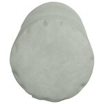 vidaXL Coussins d'accent 2 Pièces Gris clair Ø 15 x 40 cm