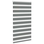 vidaXL Store zèbre gris foncé largeur du tissu 80 9 cm polyester