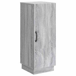 vidaXL Buffet Sonoma gris 33 x 34 5 x 87 cm Bois d'ingénierie