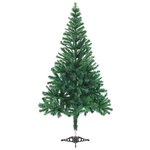 Vidaxl arbre de noël artificiel avec led et support 120cm 230 branches