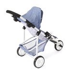 Bayer Chic 2000 612-51 - Petite poussette de jogging LOLA pour poupées Bleu marine avec étoiles