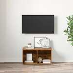 vidaXL Ensemble meuble TV Marron 72 x 35 x 37 cm Bois d'ingénierie