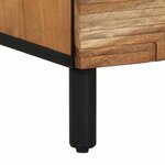 vidaXL Ensemble de buffet 2 Pièces Naturel Bois d'Acacia Massif