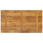 vidaXL Dessus de table 100x60x3 8cm rectangulaire bois massif manguier