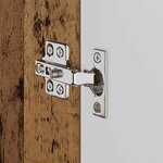 vidaXL Armoire de lavabo de salle de bain avec porte TULUM Bois ancien