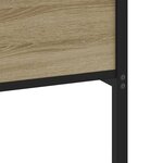 vidaXL Cadre de lit sans matelas chêne sonoma 90x190 cm