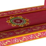 vidaXL Buffet avec tiroirs Bois massif de manguier Peinture rose