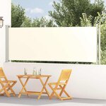 vidaXL Auvent latéral rétractable de patio 117x600 cm Crème