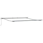 vidaXL Auvent Anthracite 4 5 × 3 5 m Métal