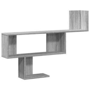 vidaXL Étagère murale sonoma gris 100x15x70 cm bois ingénierie