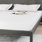 vidaXL Matelas Blanc 200 x 200 cm Mousse