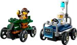 LEGO City - Pack de Bolides de Course : L'Avion contre le Lit d'Hôpital - 60459