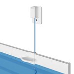vidaXL Store plissé bleu 60x200 cm largeur du tissu 59 4 cm polyester