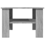 vidaXL Table basse Sonoma gris 60x60x42 cm Bois d'ingénierie