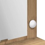 vidaXL Table de Toilette avec miroir Chêne artisanal 100 x 41 x 135 cm