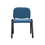 Q-connect chaise empilable - Max. supporte 100kg - 91x49x44cm - Bleu