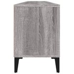 vidaXL Meuble TV sonoma gris 150x30x44 5 cm bois d'ingénierie