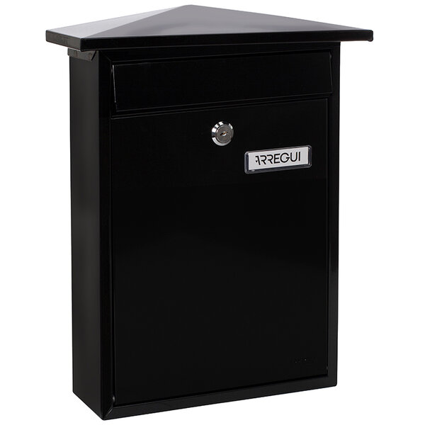 Boîte aux Lettres en Acier  Home E5714  Fond Étroit  Anti-pluie  Noir