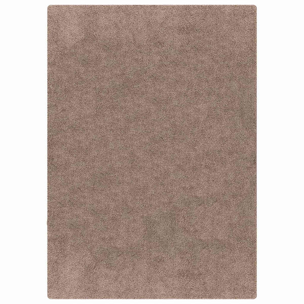 vidaXL Tapis Shaggy Anti-dérapant Marron 120 x 170 cm PP