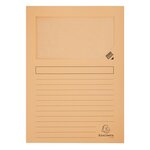 Paquet de 10 chemises à fenêtre SUPER 160g/m2 - 22x31cm Couleurs assorties x 10 EXACOMPTA