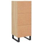 vidaXL Buffet Chêne sonoma 34 5x34x90 cm Bois d'ingénierie