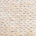 vidaXL Collier de sapin de Noël Blanc 105 x 105 x 28 cm Jacinthe d'eau