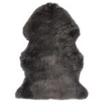 vidaXL Tapis en peau de mouton 60 x 90 cm Gris clair