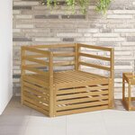 vidaXL Canapé d’extérieur Blanc