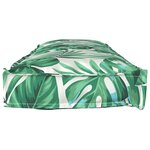 vidaXL Set de coussins de palette Floral 2 Pièces Motif de feuille