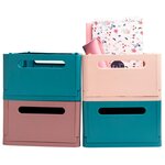 Bac pliable The Smart Case maxi Skandi vieux rose